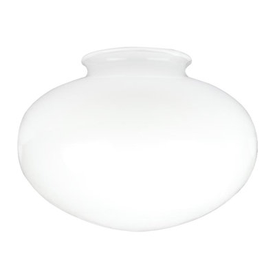 Glass Pendant Shade in White
