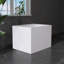 35'' x  28'' Freestanding Soaking Acrylic Bathtub With Seat