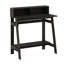 Bureau d'écriture simpliste à structure en A pour bureau personnel ou petit espace avec huche, espresso-1564755527