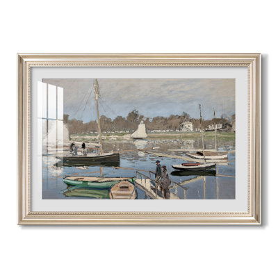 Le bassin d'Argenteuil, 1874 - Claude Monet - Toile encadrée sur mesure