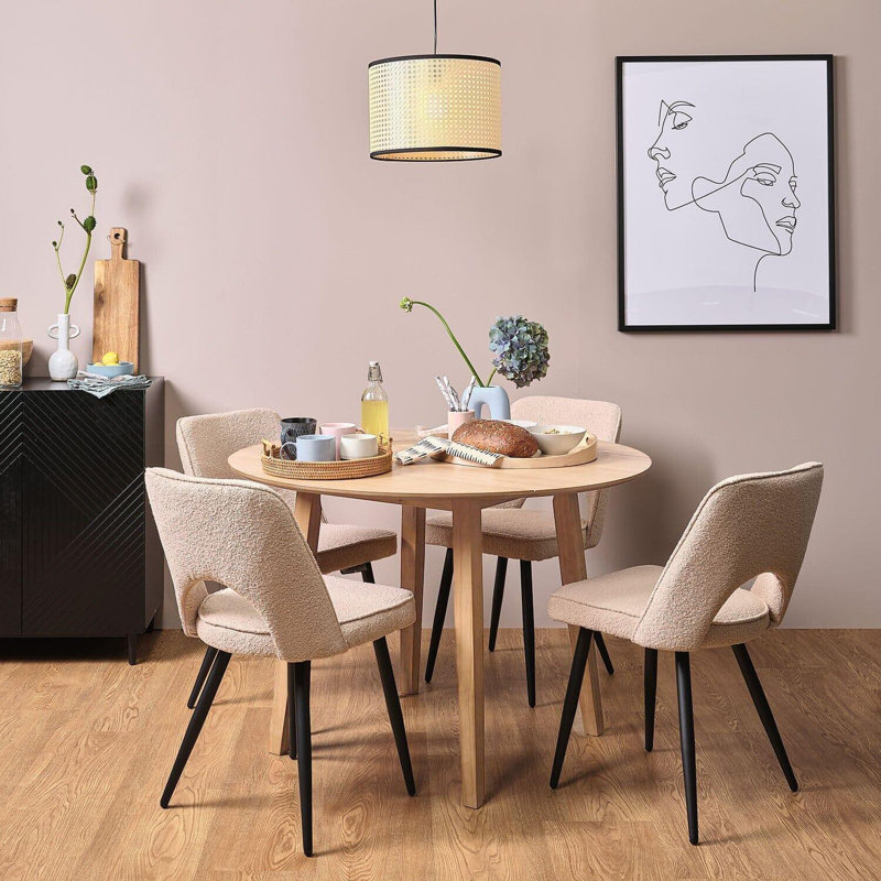 Tenaya Dining Table - Drop Leaf, Pale Oak