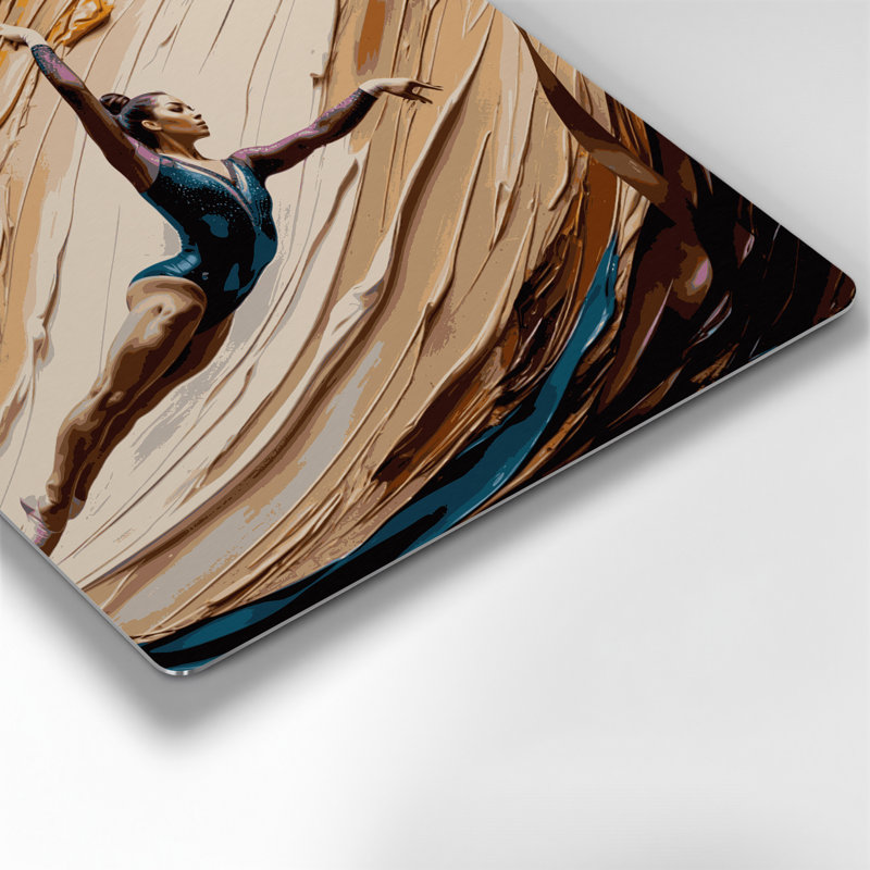 Art mural en métal Sports Gymnastic