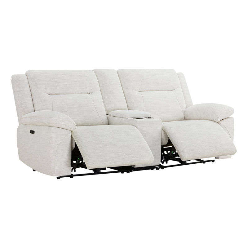 Jagger 3 - Piece 91.7'' Power Reclining Sofa With Cupholders, Storage & USB Ports, Prestige Natural Polyester