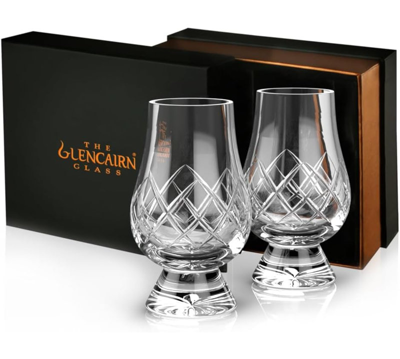 Coffret-cadeau de verres à whisky GLENCAIRN Cut Premium