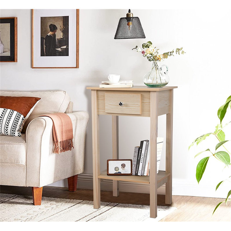 Table de chevet en bois massif
