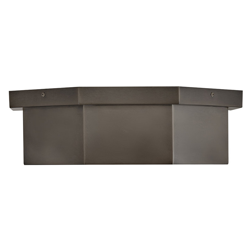 Facet 3 - Light Flush Mount, Black Oxide