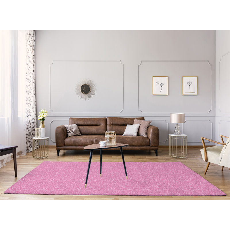 Tapis de zone rose floral classic ditsy, Rectangle 8 pi x 10 pi