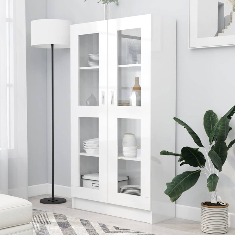 Jucel Bookcase, Grey Sonoma
