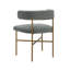 Fauteuil d'appoint en velours-164394747