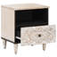 40cm W Solid Wood Bedside Table