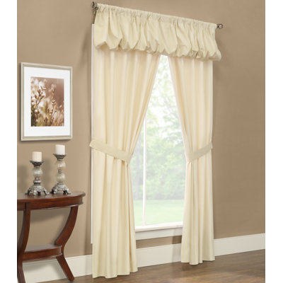 Richas Solid Color Room Darkening Thermal Rod Pocket Curtain Panels