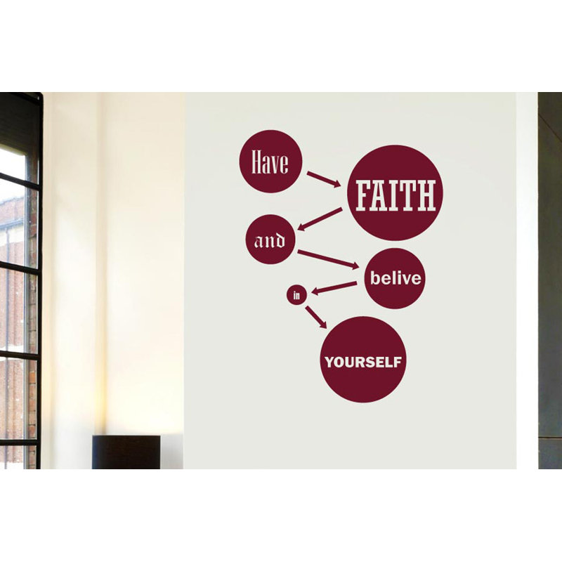 Wall Decal, Burgundy, Large