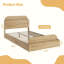 Lit plateforme en bois avec tête et pied de lit de rangement, structure à profil bas et sans sommier-1164975957-1164975946