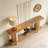 71" Console Table, 2-Tier Hallway Table Sofa Table Behind Couch