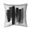 Black shapes - 20"x20" Outdoors Throw pillow - Spun poly - Print on demand