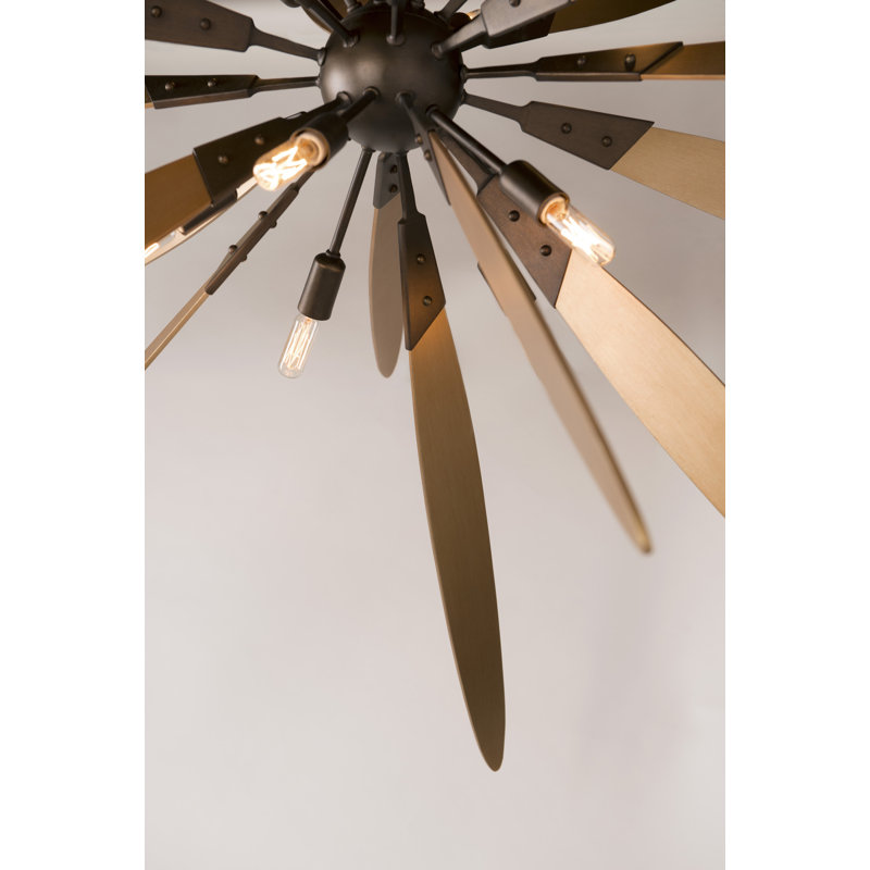 Lustre sphérique spoutnik 10 lumières libellule