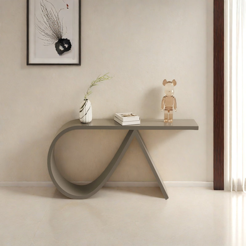 Console Modern Minimalist Art Design, H 29,53 po x l 55,12 po x P 11,81 po, Gris