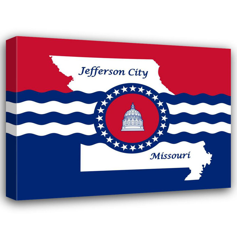 Jefferson City, Missouri, 36" H x 47" W