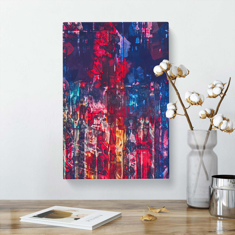 The Streets in Abstract - Wrapped Canvas, 50cm H x 35cm W x 3cm D