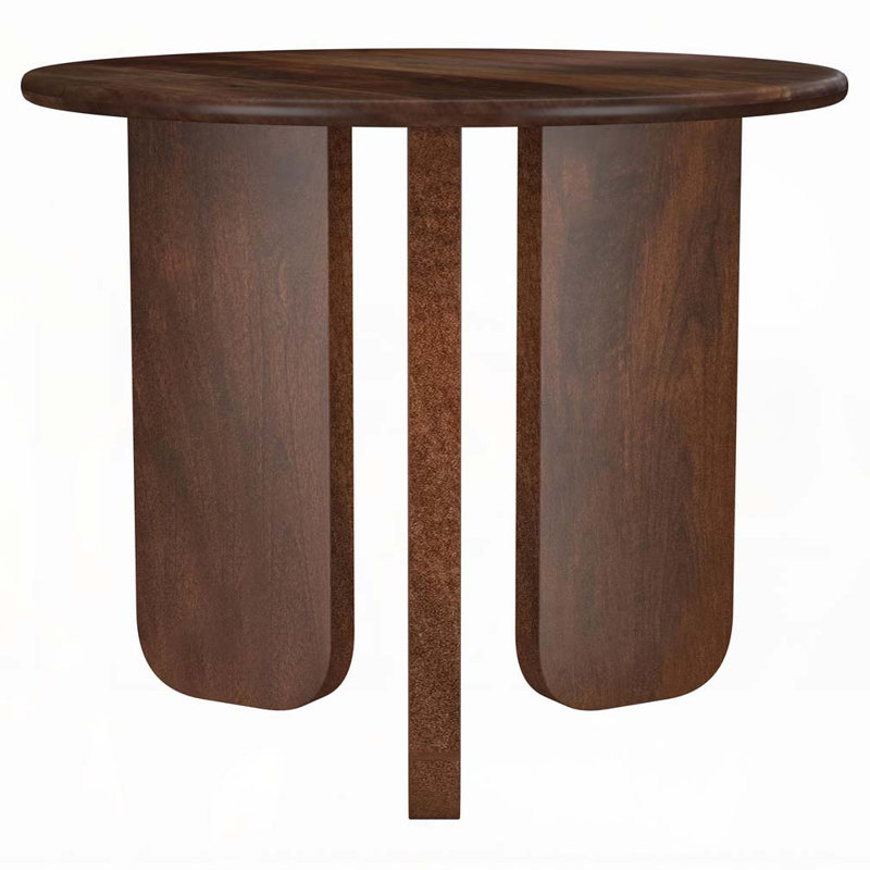 Columbo Brown Round End Table