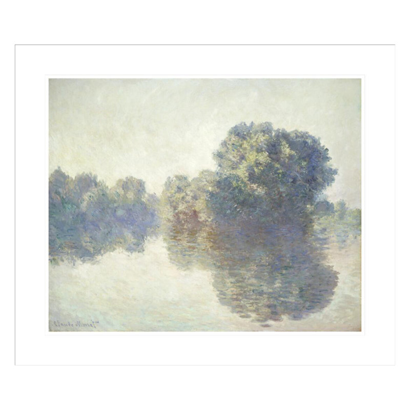 The Seine at Giverny by Claude Monet -Framed Giclee Print, 23.5" H x 27.52" W