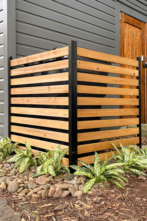 Charleston Wood Privacy Screen Kit