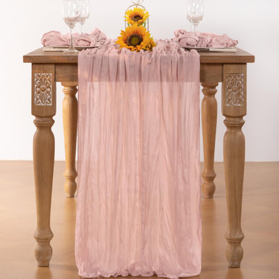  Cheesecloth Table Runner 12 Pack Summer Sheer L Cheese Cloth Table Runners Boho Gauze 120 Inches Gauze Summer Table Decorations For Wedding Bridal Baby Boy Shower Birthday