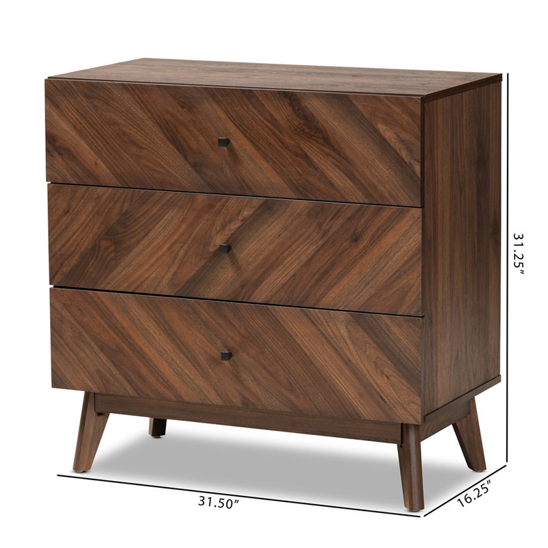 Commode 3 tiroirs Cole-Zachary