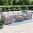 Fully Assembled 6-Person All-Weather Wicker Sectional Seating Group With Cushions
