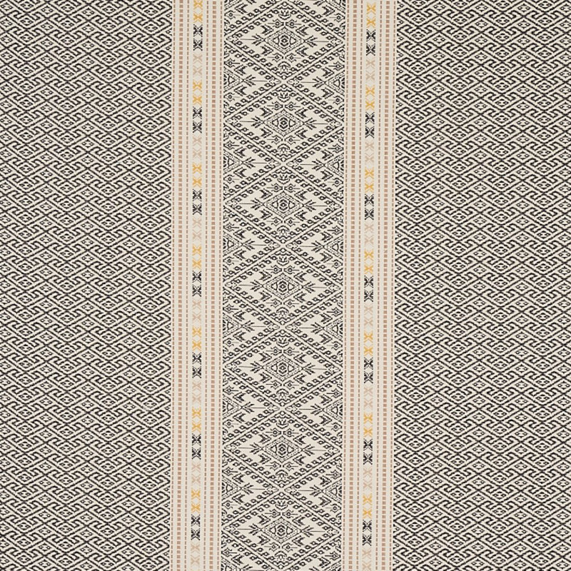Ruiz Jacquard Fabric, Black