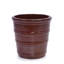 3 pots de fleurs en céramique avec une finition rouge en pâte de haricot, performance toutes saisons, drainage pour plantes, pots de fleurs 3 pièces, gel et chaleur, rebord de fenêtre idéal-849017905