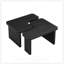 Table basse rectangulaire rectangulaire en bois, table de ferme en forme de L pour salle à manger et jardin-725178533