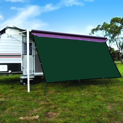 Pare-soleil d'intimité de 10 pi x 16 pi en obscurité, matériau, protection, utilisation sur plusieurs années, pour la vie en plein air, taux de 90%, œillets de bord, trousse de voyage légère et portable, bon à long terme