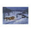 Fazulla Winter Cabin - impression sur toile tendue-27486597