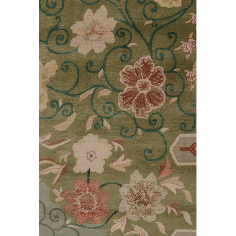 One-of-a-Kind Hand Knotted Area Rug, Rectangle 9'11" x 14'2"