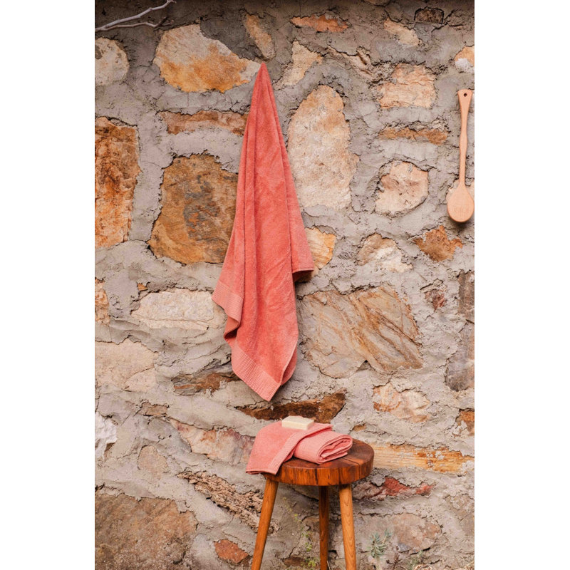 Serviette à mains, Saumon