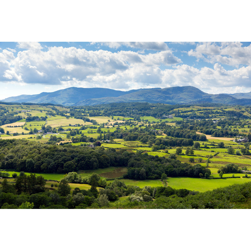 Lake District Country, England par - Photographie de toile tendue, H 8 po x l 12 po