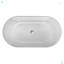 60.01" Acrylic Freestanding Soaking Bathtub