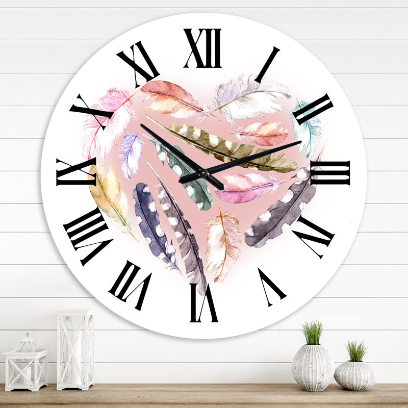 Horloge murale bohème et éclectique, Moyenne