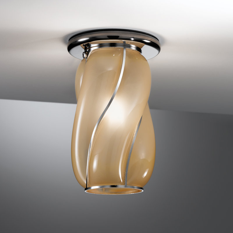 Orione Glass Flush Mount
