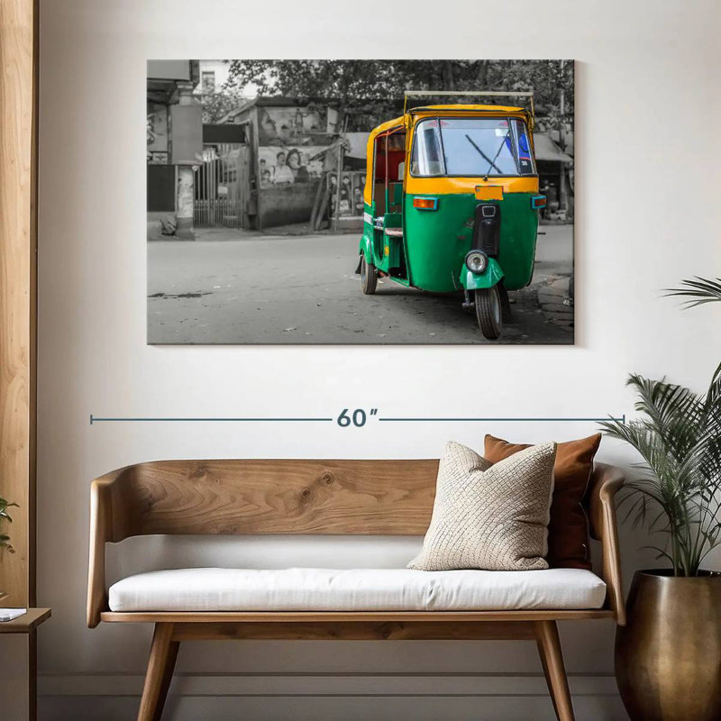 Mehar Indian Rickshaw Pop, 32" H x 48" W