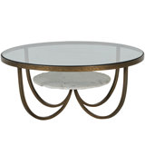 Wilbur Abstract Coffee Table with Storage