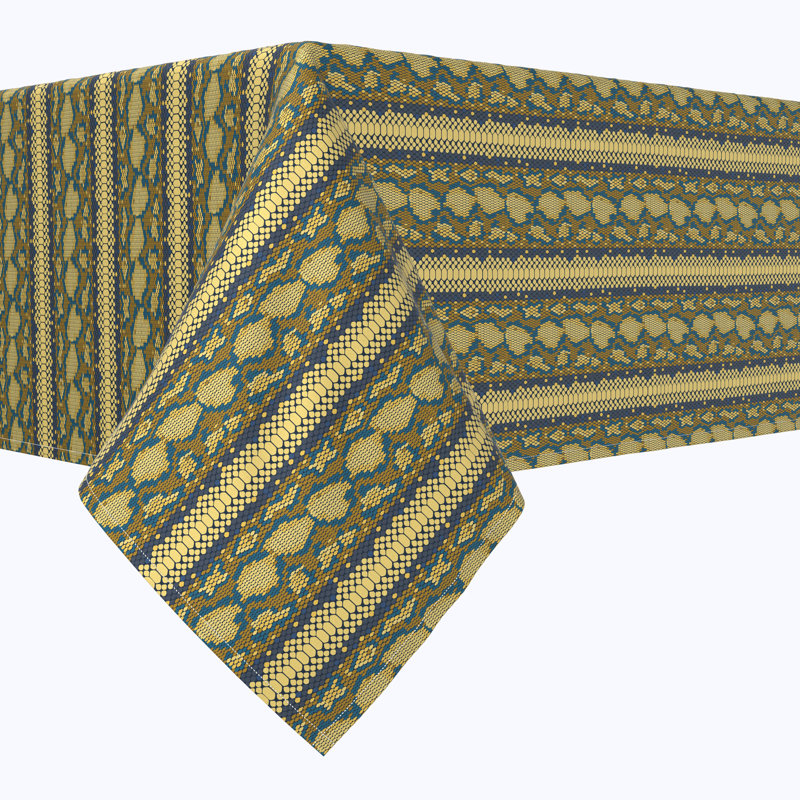 ZanowitZ Snake Skin Tablecloth, 84" x 84"