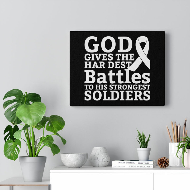 Strongest Soldiers 1 Piece Wrapped Canvas Wall Art, 61cm H x 76cm W
