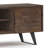 Lowry 63"W Solid Acacia Wood Industrial TV Stand for TVs up to 70" with 2 Cabinets and Open Shelf-661470060