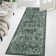 Oriental Machine Washable Rug for Living Room Bedroom Vintage Non-Slip Low Pile Rubber Backing Area Rug for Playroom Office Kitchen Dining Room Dorm and Bedside Decor