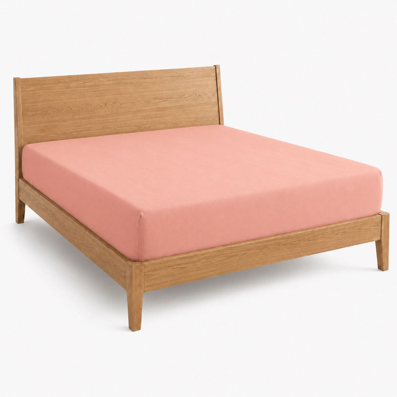 MHG Living Fitted Sheet 30 cm Deep Pocket - Fully Elasticated Polycotton Bed Sheet - Single/Double/King/Super King, Single