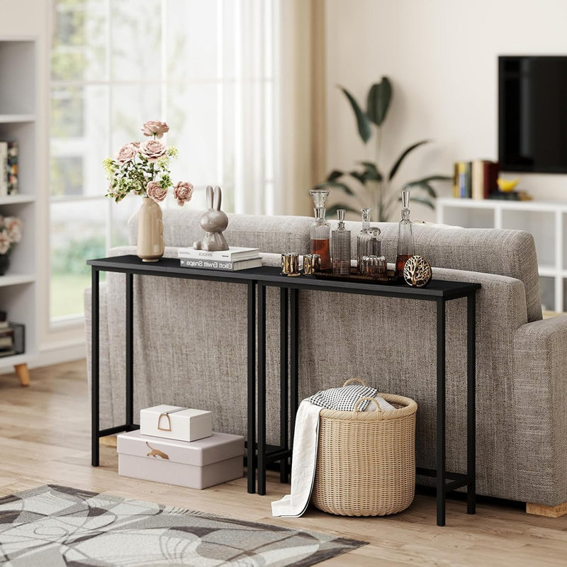 Narrow Hallway Table, 29.5" Small Console Table, Slim ...