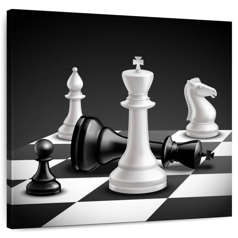 Senne Abstract Chess Game, 39" H x 39" W