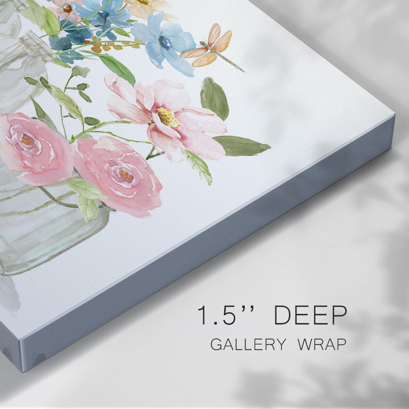 Collection de papillons sur toile tendue avec châssis, H 12 po x l 18 po